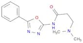 Propanamide, 3-(dimethylamino)-N-(5-phenyl-1,3,4-oxadiazol-2-yl)-