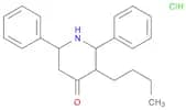 4-Piperidinone, 3-butyl-2,6-diphenyl-, hydrochloride