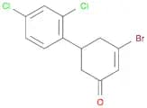 2-Cyclohexen-1-one, 3-bromo-5-(2,4-dichlorophenyl)-