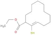 2-Cyclododecene-1-carboxylic acid, 2-mercapto-, ethyl ester, (Z)-