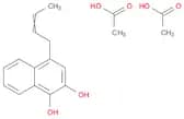 1,2-Naphthalenediol, 4-(2-butenyl)-, diacetate