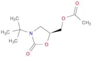 2-Oxazolidinone, 5-[(acetyloxy)methyl]-3-(1,1-dimethylethyl)-, (S)-