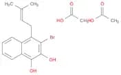 1,2-Naphthalenediol, 3-bromo-4-(3-methyl-2-butenyl)-, diacetate