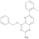 Pyrido[3,2-d]pyrimidin-2-amine, 6-(2-fluorophenyl)-4-(phenylmethoxy)-