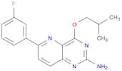 Pyrido[3,2-d]pyrimidin-2-amine, 6-(3-fluorophenyl)-4-(2-methylpropoxy)-