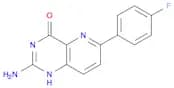 Pyrido[3,2-d]pyrimidin-4(1H)-one, 2-amino-6-(4-fluorophenyl)-