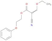 2-Propenoic acid, 2-cyano-3-ethoxy-, 2-phenoxyethyl ester