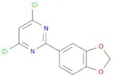 Pyrimidine, 2-(1,3-benzodioxol-5-yl)-4,6-dichloro-