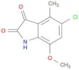 5-Chloro-7-methoxy-4-methylindoline-2,3-dione