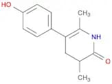 2(1H)-Pyridinone, 3,4-dihydro-5-(4-hydroxyphenyl)-3,6-dimethyl-
