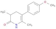 2(1H)-Pyridinone, 3,4-dihydro-5-(4-methoxyphenyl)-3,6-dimethyl-