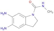 1H-Indole-1-carboxamide, 5,6-diamino-2,3-dihydro-N-methyl-