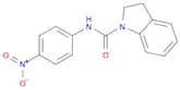 1H-Indole-1-carboxamide, 2,3-dihydro-N-(4-nitrophenyl)-