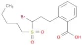 Benzoic acid, 2-[3-bromo-3-(pentylsulfonyl)propyl]-