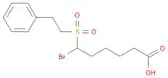 Hexanoic acid, 6-bromo-6-[(2-phenylethyl)sulfonyl]-