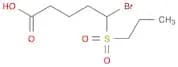 Pentanoic acid, 5-bromo-5-(propylsulfonyl)-