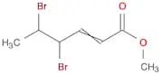 2-Hexenoic acid, 4,5-dibromo-, methyl ester