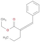 Pentanoic acid, 2-(phenylethenylidene)-, ethyl ester