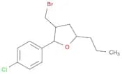 Furan, 3-(bromomethyl)-2-(4-chlorophenyl)tetrahydro-5-propyl-