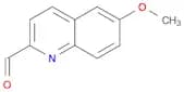 2-Quinolinecarboxaldehyde, 6-methoxy-