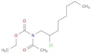 Carbamic acid, acetyl(2-chlorooctyl)-, ethyl ester