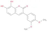 2H-1-Benzopyran-2-one, 3-(3,4-dimethoxyphenyl)-7,8-dihydroxy-