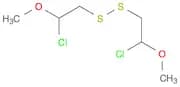 Disulfide, bis(2-chloro-2-methoxyethyl)