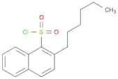 1-Naphthalenesulfonyl chloride, 2-hexyl-