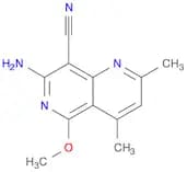 1,6-Naphthyridine-8-carbonitrile, 7-amino-5-methoxy-2,4-dimethyl-