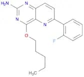 Pyrido[3,2-d]pyrimidin-2-amine, 6-(2-fluorophenyl)-4-(pentyloxy)-
