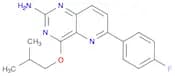 Pyrido[3,2-d]pyrimidin-2-amine, 6-(4-fluorophenyl)-4-(2-methylpropoxy)-
