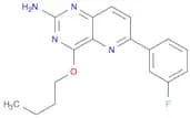 Pyrido[3,2-d]pyrimidin-2-amine, 4-butoxy-6-(3-fluorophenyl)-