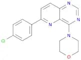 Pyrido[3,2-d]pyrimidine, 6-(4-chlorophenyl)-4-(4-morpholinyl)-