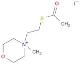 Morpholinium, 4-[2-(acetylthio)ethyl]-4-methyl-, iodide