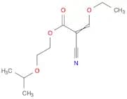 2-Propenoic acid, 2-cyano-3-ethoxy-, 2-(1-methylethoxy)ethyl ester