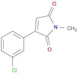 1H-Pyrrole-2,5-dione, 3-(3-chlorophenyl)-1-methyl-