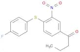 1-Butanone, 1-[4-[(4-fluorophenyl)thio]-3-nitrophenyl]-