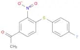 Ethanone, 1-[4-[(4-fluorophenyl)thio]-3-nitrophenyl]-