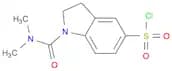 1H-Indole-5-sulfonyl chloride, 1-[(dimethylamino)carbonyl]-2,3-dihydro-