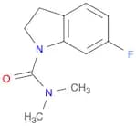 1H-Indole-1-carboxamide, 6-fluoro-2,3-dihydro-N,N-dimethyl-