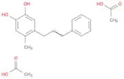 1,2-Benzenediol, 4-methyl-5-(3-phenyl-2-propenyl)-, diacetate