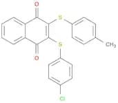 1,4-Naphthalenedione, 2-[(4-chlorophenyl)thio]-3-[(4-methylphenyl)thio]-