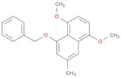 Naphthalene, 5,8-dimethoxy-3-methyl-1-(phenylmethoxy)-