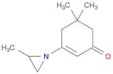 2-Cyclohexen-1-one, 5,5-dimethyl-3-(2-methyl-1-aziridinyl)-