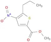 2-Thiophenecarboxylic acid, 4-nitro-5-propyl-, methyl ester