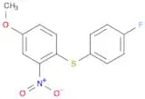 Benzene, 1-[(4-fluorophenyl)thio]-4-methoxy-2-nitro-