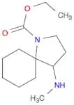 1-Azaspiro[4.5]decane-1-carboxylic acid, 4-(methylamino)-, ethyl ester