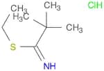 Propanimidothioic acid, 2,2-dimethyl-, ethyl ester, hydrochloride