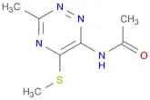 N-(3-Methyl-5-(methylthio)-1,2,4-triazin-6-yl)acetamide