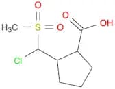 Cyclopentanecarboxylic acid, 2-[chloro(methylsulfonyl)methyl]-